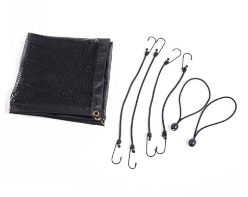 JOINPAYA Auto Hundeschutznetz Kofferraumabtrennung Elastisches Sicherheitsnetz Haustier Trennnetz für Pkw Gepäckfixierung und Sichere Isolation von Hunden und Katzen