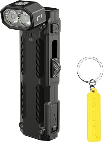 Nitecore EDC09 High CRl Tre Temperature di Colore Angolo Regolabile EDC Torcia Elettrica