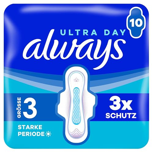 always Ultra Binde Größe 3 Long Plus mit Flügeln 10 Stück