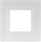 rhinocables Finger Plate Surround for Single Light Switch faceplate or Electrical Plug Socket White Plastic (1)