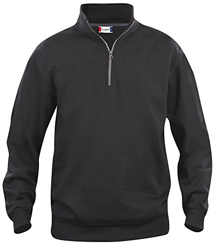 noTrash2003 Sweatshirt Half Zip by Clique in 14 Farben und 7 Größen (4XL, Schwarz)