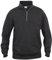 noTrash2003 Sweatshirt Half Zip by Clique in 14 Farben und 7 Größen (4XL, Schwarz)