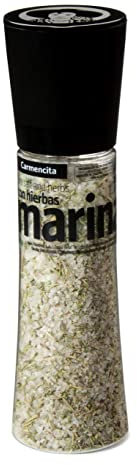 Carmencita Sal Marina con Hierbas, Sin Gluten, Molinillo Gigante, 308g