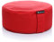 BODYMATE Yogakissen rund 31cm Durchmesser 13cm hoch RED Wine mit Buchweizen-Spelz Füllung – Maschinenwaschbarer Bezug aus 100% extra Dicker Baumwolle – Meditationskissen – Sitzkissen