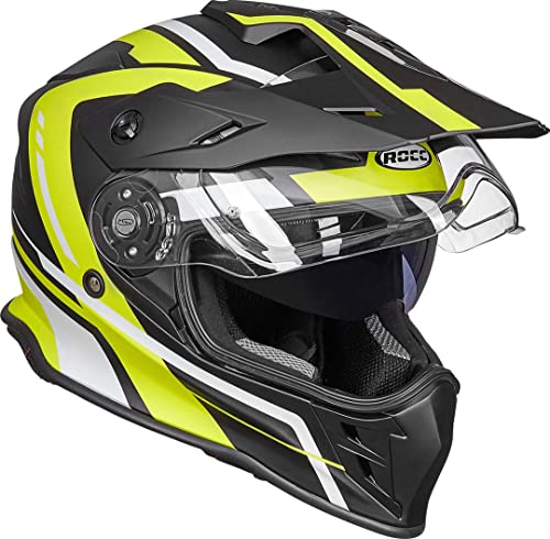 Rocc 782 Dekor Motocross Helme (Black/Yellow,M)