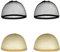 4x Haarnetz als Unterziehaube für Perücken - aus elastischem Nylon (Beige) und elastischem Mesh (Schwarz) für Alltagsperücken & Fasching/Karneval (Haarnetze (2x Schwarz, 2x Beige)