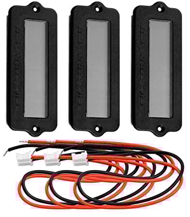 AZDelivery 12V LY6W Lead Acid Battery Capacity Digital LCD Display 12V/24V/36V/48V Lithium Li-ion Battery Status Meter Charge Indicator 8-63 V DC (Pack of 3) including E-Book!