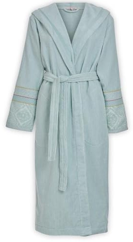 Pip Studio Kapuzen-Bademantel Soft Zellige | Blue - L