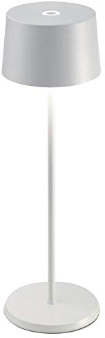 famlights LED Tischlampe Akku stufenlos dimmbar - Tischleuchte batteriebetrieben IP65 Outdoor Lampe LED Lampe - batteriebetrieben & kabellos, 3000K, Weiß 355 mm