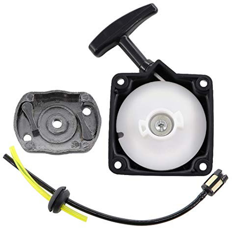 MCHNIC Lanceur Mitnehmerplatte avec Tuyaux Filtre Kit pour 33cc 43cc 47cc 49cc 50cc débroussailleuse Tondeuse à Gazon Pocket Dirt Bike Scooter Chopper