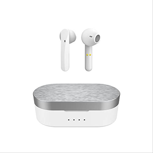 shangtai Casque sans Fil 5.1 Véritable sans Fil Sport Semi-in-Ear Touch Technologie Noire Modèle Privé Casque TWS Blanche
