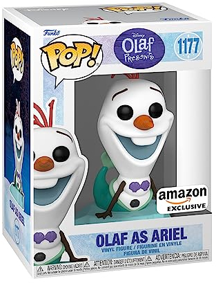 Funko POP! Disney: Frozen - Olaf As Ariel - Amazon Exclusive - Collectable Vinyl Figure - Gift Idea - Official Merchandise - Toys for Kids & Adults - Movies Fans - Model Figure for Collectors