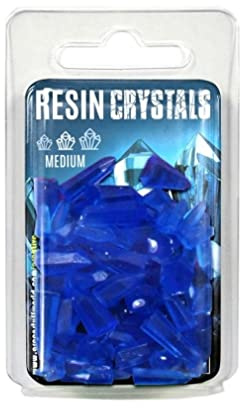Green Stuff World Resin Kristalle Medium, Blaue Harzkristalle 50Stk.