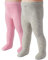 CALZITALY PACK 2 PAIRES Collants Bébé en Coton, Collant Petite Fille, Lisse et à Pois, Gris, Rose, Bleu, De 3 à 24 Mois, 200 DEN, Made in Italy (Rose+Gris à pois roses, 3 mois)
