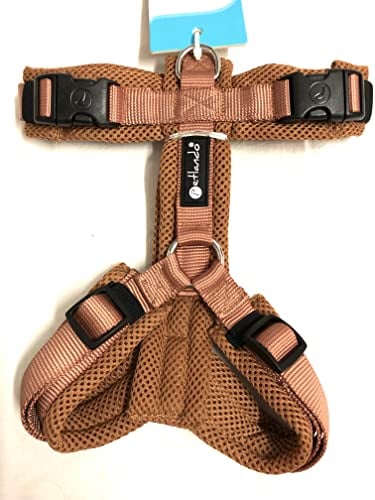 Petlando Brustgeschirr Mesh Y-Comfort Cognac S (Halsumfang 34-62 cm, Brustumfang 44-60 cm)