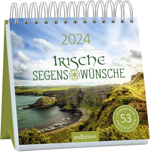 Postkartenkalender Irische Segenswünsche 2024