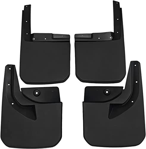 Für Jeep Wrangler JL 2018 2019 2020 2021, Schmutzfänger, Kotflügel Vorne und Hinten, Spritzschutz Auto Kein Bohren nötig ABS Kunststoff (4 Stück)