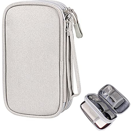 Vastsea Kabeltasche, Kabel Etui Elektronik Zubehör Organizer Tasche, Elektro Organizer Cable Bag, für Accessories Handy Ladekabel, USB Sticks, SD Karten, Powerbank