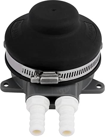 DASNTERED Pompa dell'acqua della barca, Pompa dell'acqua autoadescante manuale del piede per il lavaggio del lavandino, RV Yacht Toilet Pompa a pedale, Pompa dell'acqua per WC mobile, RV, Yacht