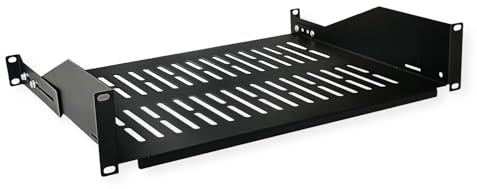 VALUE 19-Geräteträger, 485 x 350mm, max. 25kg, schwarz