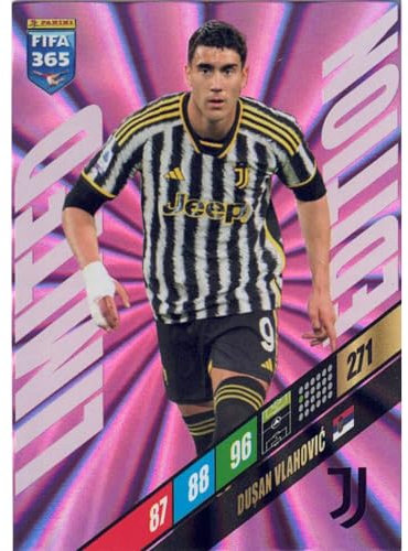 Panini Fifa 365 Karten 2024 - Trading Cards - Sammelkarten - Limited Edition Card - Auswahl (Dusan Vlahovic - Limited Edition Card)