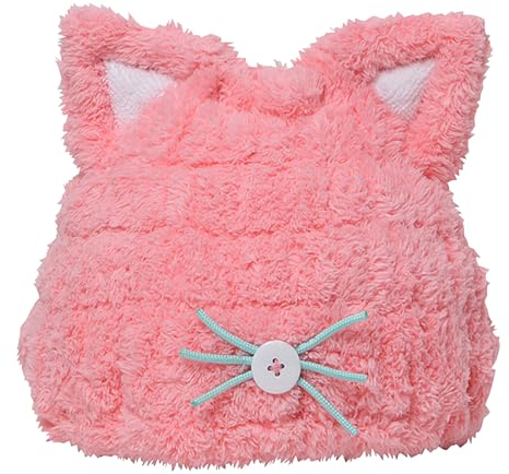 Eelogoo Toalla para secar el Cabello, Gorro de Pelo seco de Secado rápido, Suministros de baño Unisex Toalla para el Cabello, Gorro de Secado doméstico con Banda elástica Multifuncional para el hogar