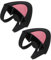 Homoyoyo 1 Pair Cat Ears Headphone Decorations Adorable Headphone Ornaments for Headset Attachable Cat Ear Headphone Toer