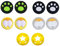 JCUGSBS 10 Pièces Joystick Caps Kappen für Nint Swit/OLE/Lit,Stick Caps Kappen Aufsätze Silikon Analog Controller Joy Con Stick Kappen