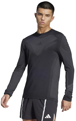 adidas Seamless Long Sleeve T-Shirt S Black