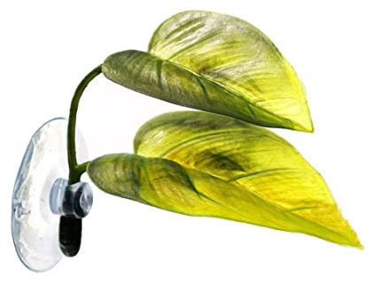 XJKLBYQ Betta Hängemattenblattbett Fischspielzeug Plastikpflanze zum Laichen Ruhing Aquarium Fischtank Dekoration Style2 | Fischlaichbett