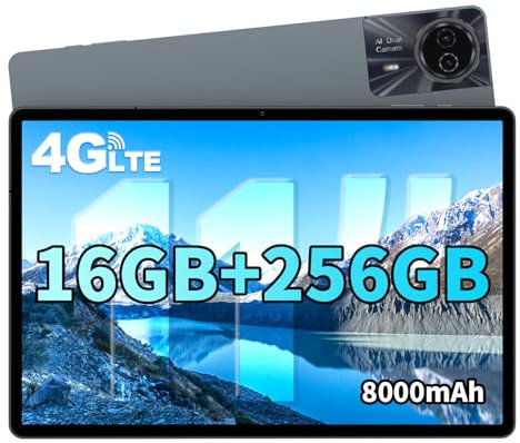 ODEA S11 Tablet 11 Zoll FHD+, 16GB + 256GB(TF 4TB), Dual 4G LTE + 5G WiFi, 8000mAh, Tablets Android 14/Octa Core/Widevine L1/13MP+8MP/GPS [2025]
