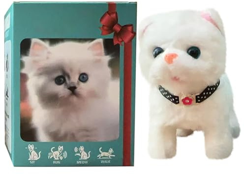 Upgrade AI Robotic Dog for Adults, 2025 New Realistic Robot Puppy That Acts Like a Real Puppy - Walking, Barking, Tail Wagging, Sitting & Running, Electronic Pet Gift for Kids Adults with Gift Box