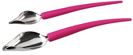 Fm Professional 21590.0 Set de cuillères pour décorations, Acier, Violet