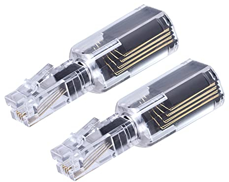 YOLISTIC (Value Pack of 2) 360° Phone Cord Detangler Landline Telephone Extended Rotating Black