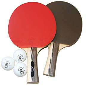 Active Touch Hochwertiges Tischtennis Schläger Set aus Holz mit Schlägertasche (Holz)