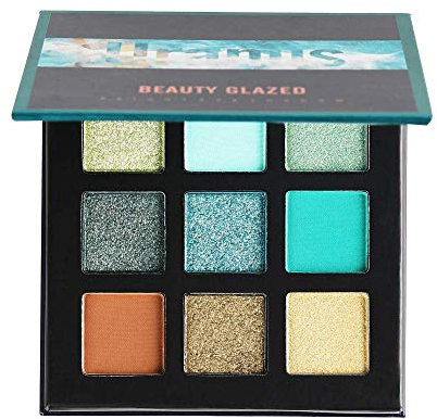 Beauty Glazed Palette di ombretti 9 colori Cosmetici Trucco Impermeabile Naturale Glitter opaco Palette di ombretti luccicanti # 4