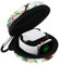 MoKo Funda de Transporte Compatible con Apple Watch Ultra/Ultra 2,Series 10-1/SE/SE2 y Airpods Pro/3/2/1 con Base de Soporte de Carga,Caja de Almacenamiento de Viaje Protectora Portátil,Colorido Árbol