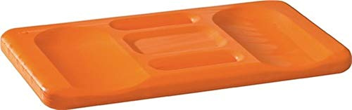 Kronen Hansa Kniekissen Ergo-Soft Mat, orange mit ergonomischer Formgebung, praktischer Tragegriff, 24 x 44 cm groß, 30 mm stark, 367190