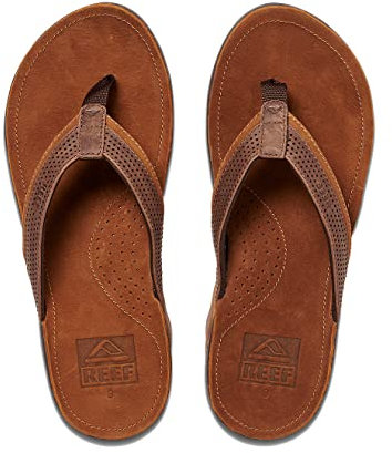 Reef Herren J-Bay PERF Flipflop, Java Caramel, 47 EU