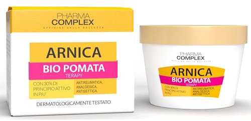 Bio Pomata Arnica Forte - 250ML per Contratture, Indolenzimento e Dolori Muscolari Dopo Sforzo Fisico.Made in Italy