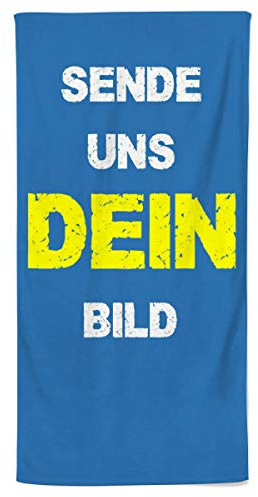Power Towel Handtuch mit Foto oder Bild selbst gestalten | Personalisiert | Individualisiert | Verschiedene Größen | Fotodruck | POWERTOWEL Foto Handtuch Mikrofaser Baumwolle (70 x 140 cm)