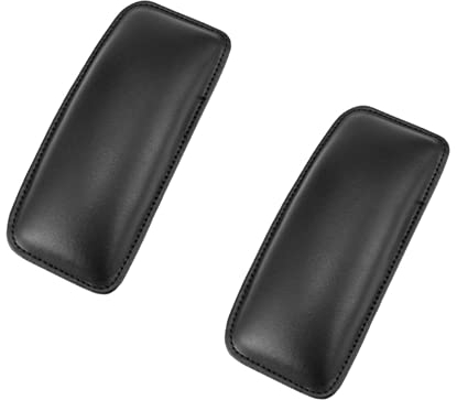 Ncheli 2 Pack Leder Auto Center Console Kniekissen Soft Pad, Auto Fußpflege Knie Leggings Abdeckung Oberschenkel Unterstützung Komfort Elastisches Kissen Auto Innenzubehör