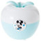 VALENTI & CO. - Disney - Luce Notturna Bambini con Lampada LED Colorata per Cromoterapia da Comodino, Comandi Magici con il Soffio e Finiture in Argento (Celeste Mickey)