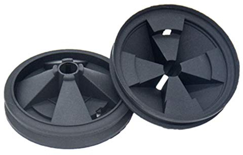 2-Piece Silicone Waste Crusher with Anti-Spill Lid Outer Diameter 87 mm Suitable for Food Waste Shredder