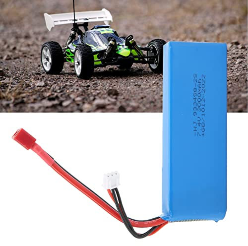 VBESTLIFE Lithium Battery,Lithium Battery 7.4V 3000mAh with T Type Plug Female for Car Model Modify