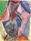 Malen nach Zahlen für Erwachsene Akt mit erhobenen Armen DIY Ölgemälde Pablo Picasso Acryl Malen nach Zahlen Kits für Kinder Erwachsene Anfänger
