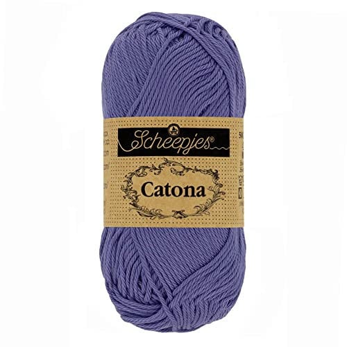 Scheepjes - Scheepjes Catona 508 Deep Amethyst Yarn - 10x50g