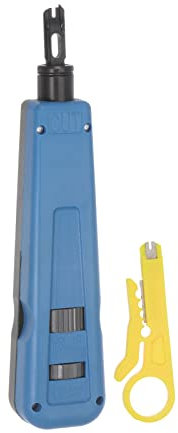 sourcing map Punch Down Tool, Network Cable Telephone Impact Terminal Insertion Tools with 110/88 Blades Wire Stripper