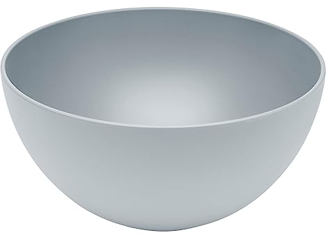 Magu Natur-Design Schüssel Grau Ø 20 cm aus einem Polymer aus natürlichen Materialien Müslischüssel Salatschüssel Dipschale