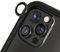 RHINOSHIELD【3er Pack】Schutz für Smartphone-Kamera kompatibel mit[iPhone 11 Pro/11 Pro Max/12 Pro]Fingerabdruck-und kratzresistentes Schutzglas mit Aluminium Ring für hohe optische Klarheit-Space Grau